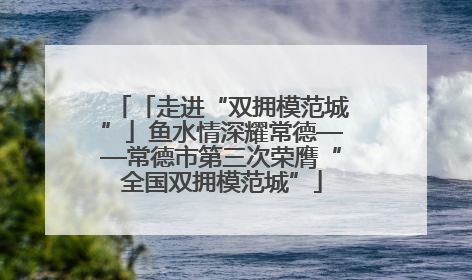 「走进“双拥模范城”」鱼水情深耀常德——常德市第三次荣膺“全国双拥模范城”