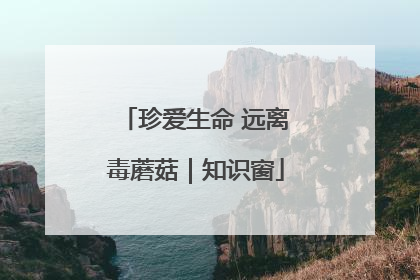 珍爱生命 远离毒蘑菇｜知识窗