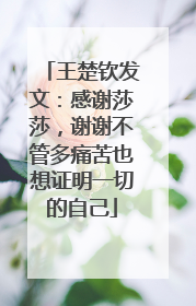 王楚钦发文：感谢莎莎，谢谢不管多痛苦也想证明一切的自己