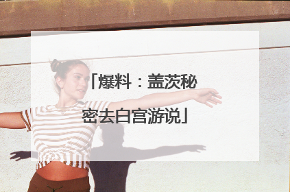 爆料：盖茨秘密去白宫游说