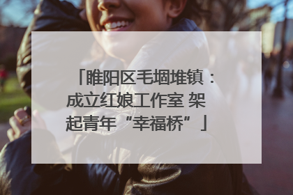 睢阳区毛堌堆镇：成立红娘工作室 架起青年“幸福桥”