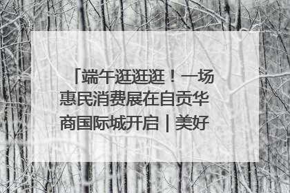 端午逛逛逛！一场惠民消费展在自贡华商国际城开启｜美好生活有“盐”味