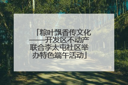 粽叶飘香传文化——开发区不动产联合李太屯社区举办特色端午活动