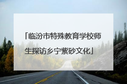 临汾市特殊教育学校师生探访乡宁紫砂文化