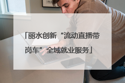 丽水创新“流动直播带岗车”全域就业服务