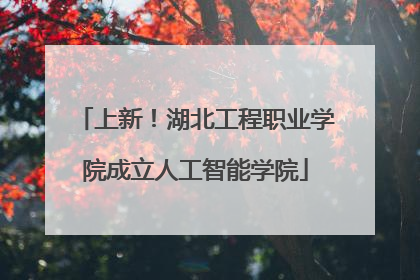 上新！湖北工程职业学院成立人工智能学院