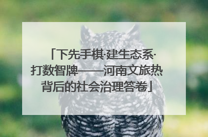 下先手棋·建生态系·打数智牌——河南文旅热背后的社会治理答卷