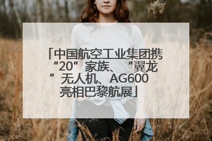 中国航空工业集团携“20”家族、“翼龙”无人机、AG600亮相巴黎航展