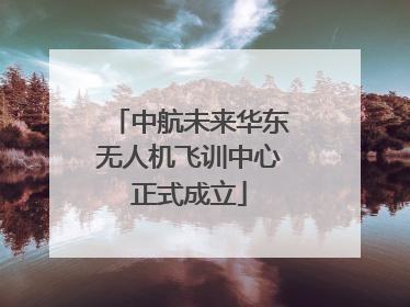 中航未来华东无人机飞训中心正式成立