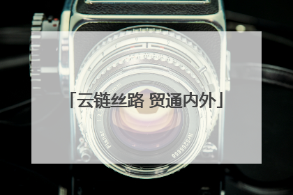 云链丝路 贸通内外
