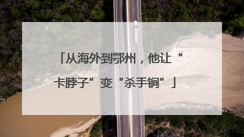 从海外到鄂州，他让“卡脖子”变“杀手锏”