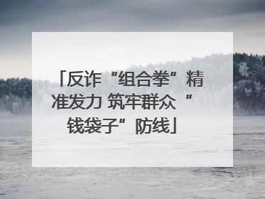 反诈“组合拳”精准发力 筑牢群众“钱袋子”防线