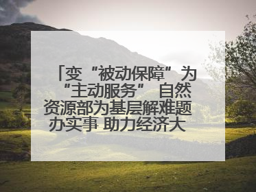 变“被动保障”为“主动服务” 自然资源部为基层解难题办实事 助力经济大省挑大梁