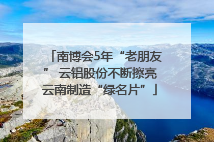 南博会5年“老朋友” 云铝股份不断擦亮云南制造“绿名片”