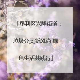 垦利区兴隆街道：垃圾分类新风尚 绿色生活共践行