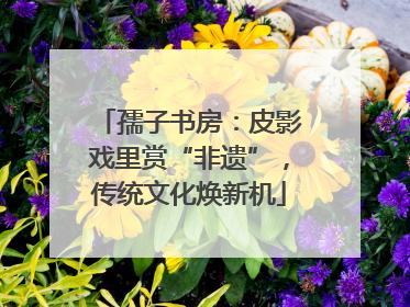 孺子书房：皮影戏里赏“非遗”，传统文化焕新机