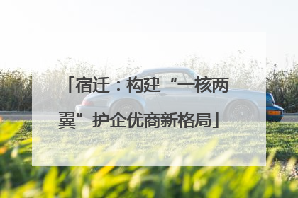 宿迁：构建“一核两翼”护企优商新格局