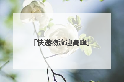 快递物流迎高峰