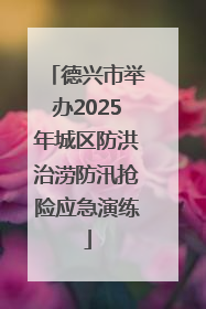 德兴市举办2025年城区防洪治涝防汛抢险应急演练