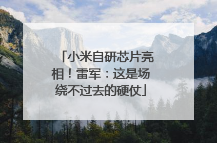 小米自研芯片亮相！雷军：这是场绕不过去的硬仗