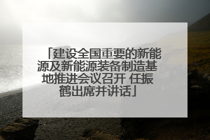 建设全国重要的新能源及新能源装备制造基地推进会议召开 任振鹤出席并讲话