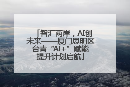 智汇两岸，AI创未来——厦门思明区台青“AI+”赋能提升计划启航