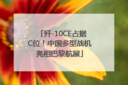 歼-10CE占据C位！中国多型战机亮相巴黎航展