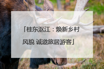 桂东沤江：焕新乡村风貌 诚邀旅居游客