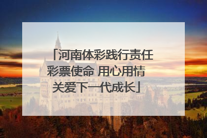 河南体彩践行责任彩票使命 用心用情关爱下一代成长