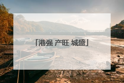港强 产旺 城盛