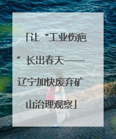 让“工业伤疤”长出春天——辽宁加快废弃矿山治理观察