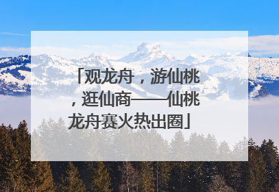 观龙舟，游仙桃，逛仙商——仙桃龙舟赛火热出圈