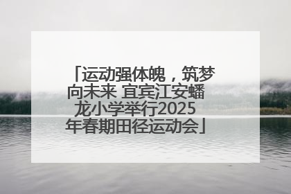 运动强体魄，筑梦向未来 宜宾江安蟠龙小学举行2025年春期田径运动会