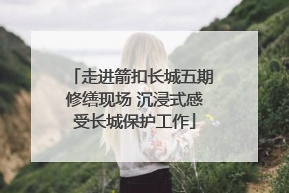 走进箭扣长城五期修缮现场 沉浸式感受长城保护工作