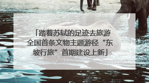 踏着苏轼的足迹去旅游 全国首条文物主题游径“东坡行旅”首期建设上新