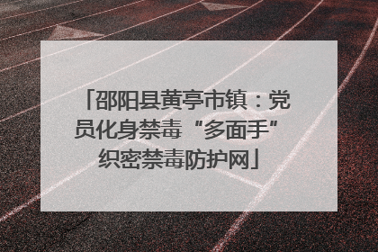 邵阳县黄亭市镇：党员化身禁毒“多面手” 织密禁毒防护网