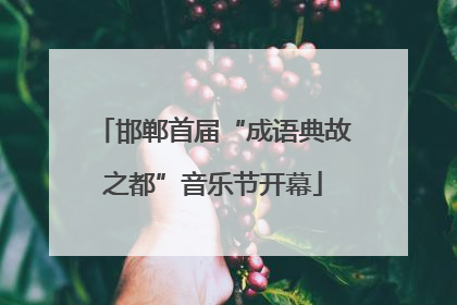 邯郸首届“成语典故之都”音乐节开幕
