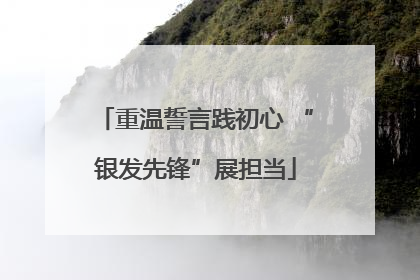 重温誓言践初心 “银发先锋”展担当