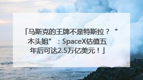 马斯克的王牌不是特斯拉？“木头姐”：SpaceX估值五年后可达2.5万亿美元！
