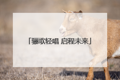 骊歌轻唱 启程未来