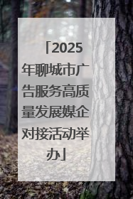 2025年聊城市广告服务高质量发展媒企对接活动举办