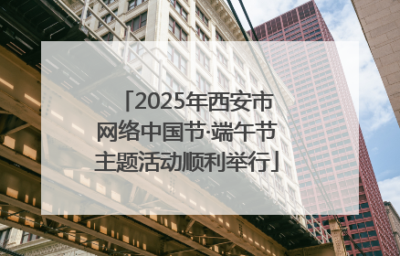 2025年西安市网络中国节·端午节主题活动顺利举行