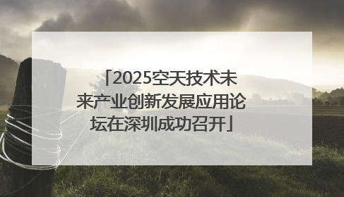 2025空天技术未来产业创新发展应用论坛在深圳成功召开