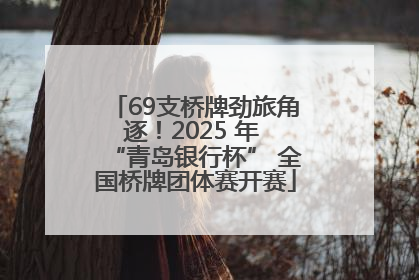 69支桥牌劲旅角逐！2025 年 “青岛银行杯” 全国桥牌团体赛开赛