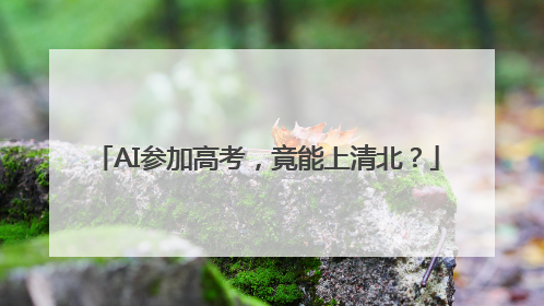 AI参加高考，竟能上清北？