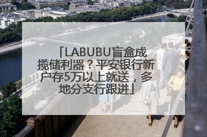 LABUBU盲盒成揽储利器？平安银行新户存5万以上就送，多地分支行跟进